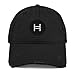 Hogue WS LLC Hedera Hashgraph Hat (Embroidered Distressed Dad Cap) HBAR Crypto Khaki