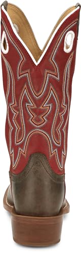 Justin Men's Ante Up 13" Medium Square Toe Western Boot4