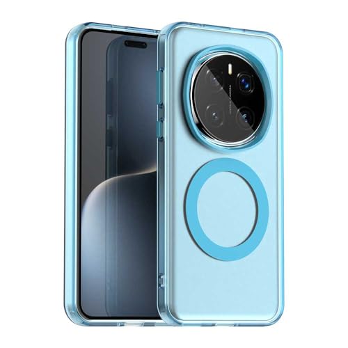 Pzwoxukhov Compatible with Honor Magic 7 Pro 5G Case Cover,Compatible with Magsafe,Shockproof Magnetic Phone Case，Compatible with Honor Magic 7 Pro 5G Case Blue