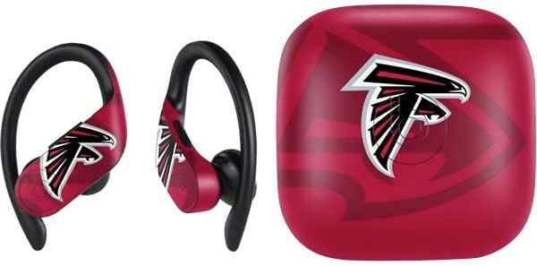 Skinit Decal Audio Skin Compatible with PowerBeats Pro - Officially Licensed NFL Atlanta Falcons Red Performance Series Design