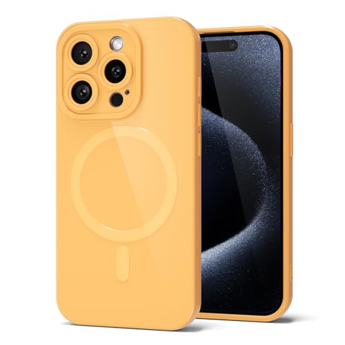 Coque iPhone 15 Pro Magsafe en silicone silicone gelée et plastique dur Svanove