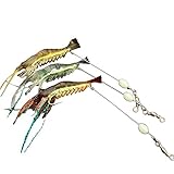 demiawaking 6 g 3 Luminous Weiche Köder Künstliche Garnelen Haken Angeln Köder