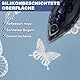 Frilodge Bügelbrettbezug mit Dicker Polsterung 120x40, 125x45, Rundum-Elastikband, Klettverschlüsse, passend für Bügeltische, ideal für Dampfbügelstationen Ironing Board Cover (Blue (Butterfly)