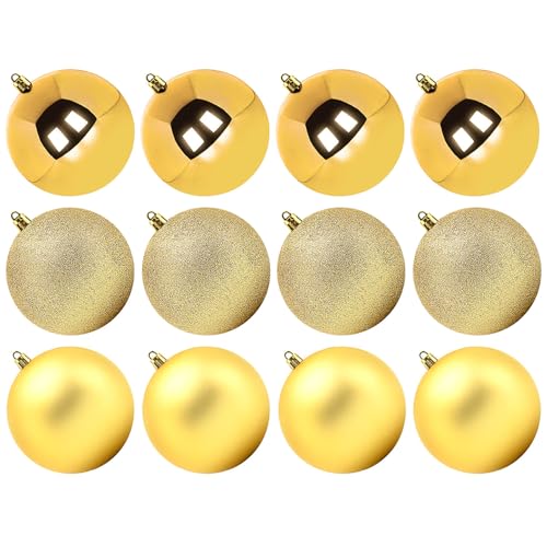Benjia Weihnachtskugeln Groß Aussen, Dekokugel Wetterfeste Riesen...