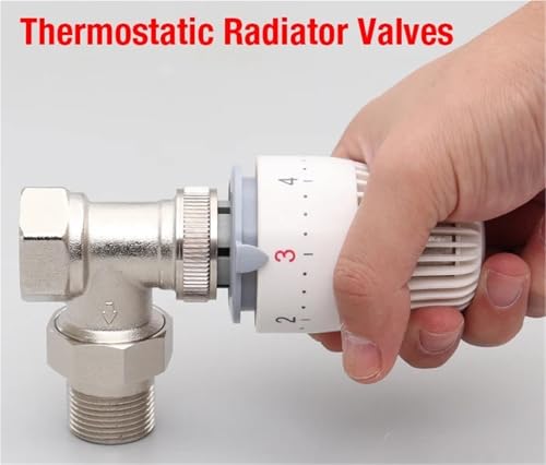 Vanne de radiateur de type angulaire DN20 en laiton robuste - 6
