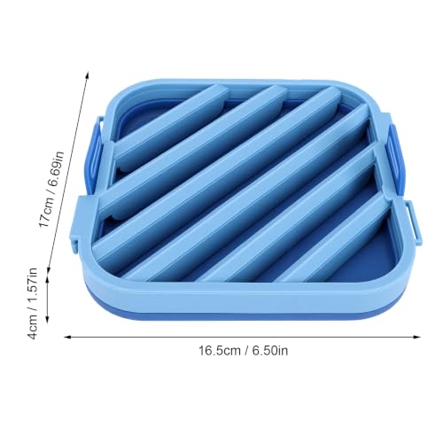 Haofy Grille de Friteuse en Silicone, Plateau D égouttage D Huile (BLUE) – vue 3