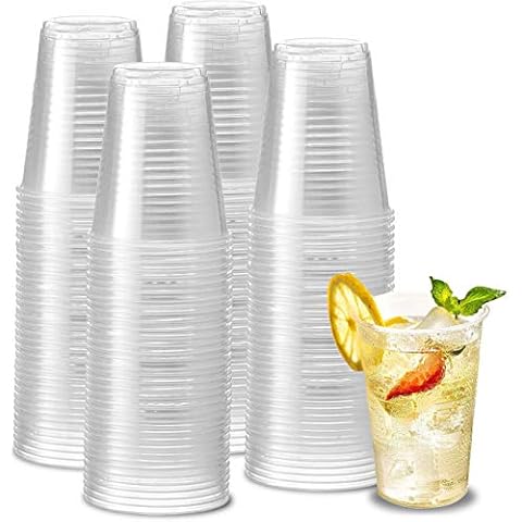e!Orion Vasos de Plástico Desechables de Polipropileno Cover