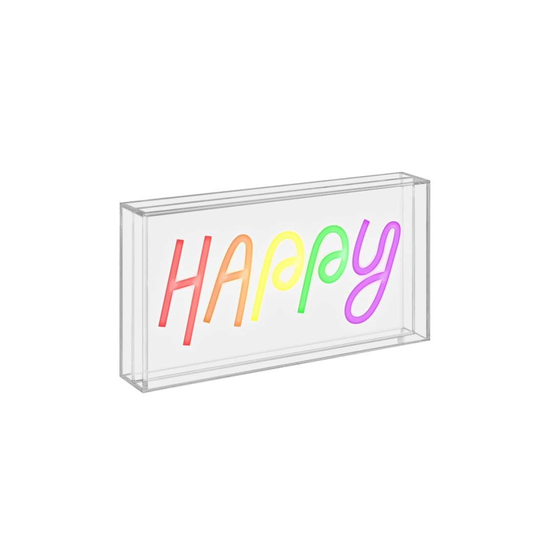 INSEGNA NEON "​HAPPY"