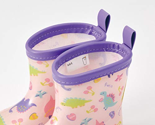 Skater RIBT1 Rain Boots, Shoes, Children's Rain Boots, Happy & Smile with Reflective Tape, 5.5 inches (14 cm)3