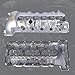 Upgraded Aluminum Valve Cover with Oil Cap Replacement for BMW N54 3.0L – Fits 135i 335i 535i 740i 740Li M2 M235i M240i X6 Z4 (Replaces OEM 264-936, 11127565284, 11127565286) Mixizap