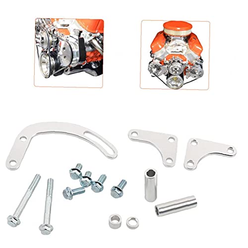 Stuurbeugel Motorbeugel Alternat Generator Bracket Kit Power Syeering Pump Bracket Billet Verstelbaar - Afbeelding 6