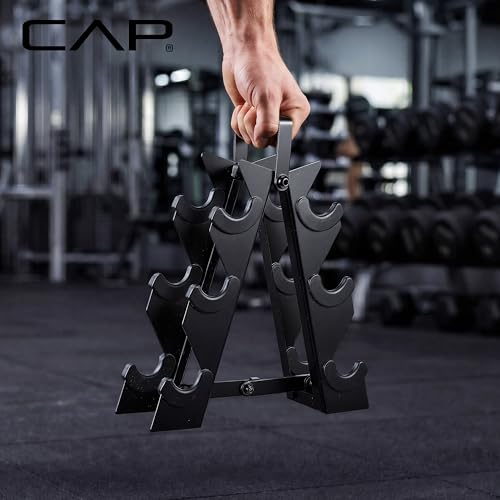 Image of CAP Barbell Neoprene Dumbbell Weights Pairs & Sets | Black