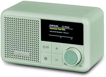 EDION S66822 Tragbares ini DAB Radio it Bluetooth grün