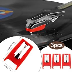 ZKSXOA 3 Pcs Tourne Disque Aiguille, Aiguille Tourne Disque, Universelles Aiguille Tourne Disque Aiguilles Diamant de Stylet de Remplacement Aiguille pour Vinyl Tourne-Disque Accessoires, Rouge - Les Beatles, Paul McCartney, John Lennon, RIngo Starr, George Harrison ZKSXOA 3 Pcs Tourne Disque Aiguille, Aiguille Tourne Disque, Universelles Aiguille Tourne Disque Aiguilles Diamant de Stylet de Remplacement Aiguille pour Vinyl Tourne-Disque Accessoires, Rouge – Image 6