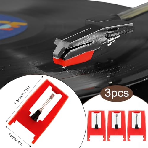 ZKSXOA 3 Pcs Tourne Disque Aiguille, Aiguille Tourne Disque, Universelles Aiguille Tourne Disque Aiguilles Diamant de Stylet de Remplacement Aiguille pour Vinyl Tourne-Disque Accessoires, Rouge - Les Beatles, Paul McCartney, John Lennon, RIngo Starr, George Harrison ZKSXOA 3 Pcs Tourne Disque Aiguille, Aiguille Tourne Disque, Universelles Aiguille Tourne Disque Aiguilles Diamant de Stylet de Remplacement Aiguille pour Vinyl Tourne-Disque Accessoires, Rouge – Image 7