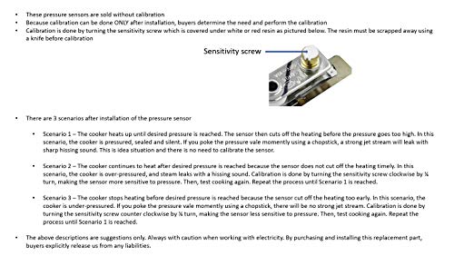 Generic Pressure Sensor or Pressure Switch for electric pressure cookers (Type M)