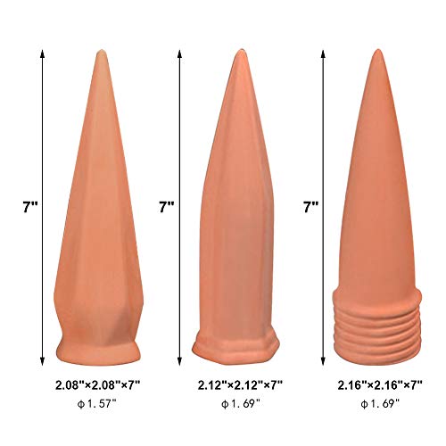 Mortime Plant Watering Devices, Plant Waterer Self Watering Terracotta Spikes Automatically Water Your Indoor And Outdoor Plants While On Vacation (6Pc) #TOP2