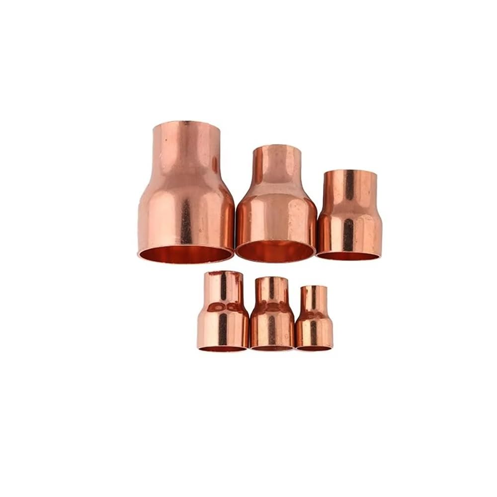 Lmrxofe One Color 35-12.7Mm To 80-42Mm Copper Tube End Feed Reducer Coupler For Conditioning And Plumbing Systems(54-38Mm)