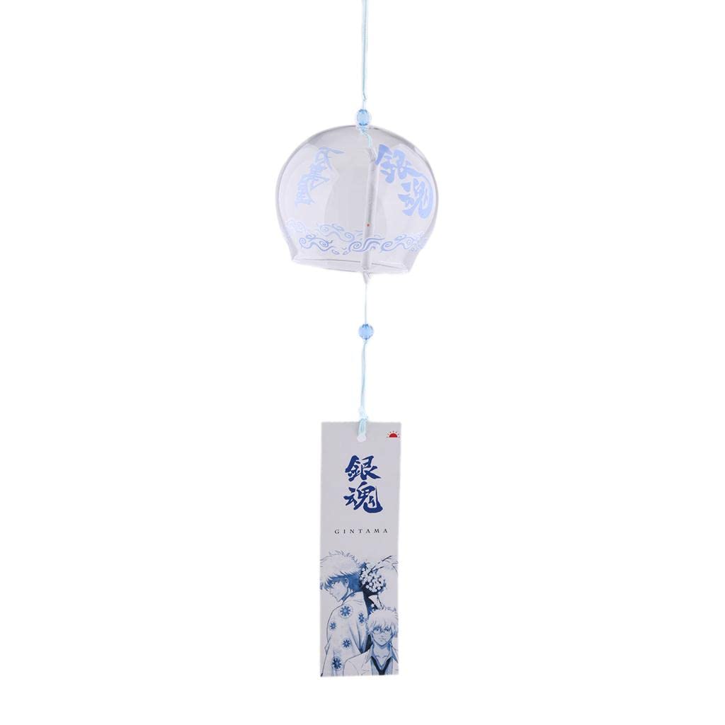 Japanese Style Glass Windchime Hanging Blessing Bells Home Wind Chimes 8|Japanese Glass Wind Chime (Furin) ? Hand-Painted Japanese Style Bell (Approx. 78 cm)-image-11
