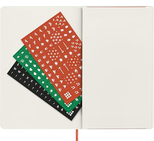 Moleskine Weekly Planner Precious and Ethical, Agenda Settimanale con Spazio per Note 12 Mesi 2025, Copertina Morbida Vegana Pitonata, con Confezione Regalo, Colore Arancione, Formato Large 13 x 21 cm - immagine 6