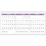 AT-A-GLANCE 2020 Wall Calendar, 3-Month Display, 23-1/2
