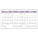 AT-A-GLANCE 2020 Wall Calendar, 3-Month Display, 23-1/2" x 12", Large, Wirebound, Horizontal (PM1428)