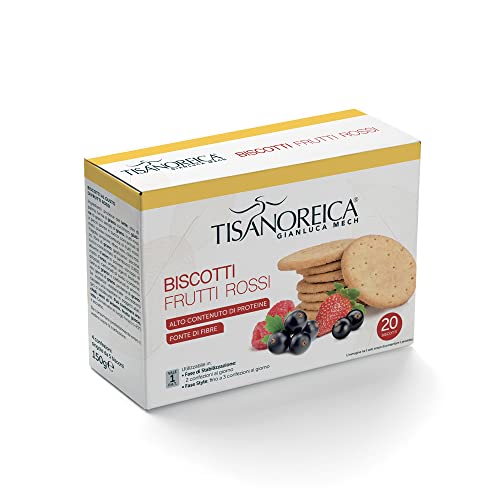 Gianluca Mech - Galletas De Fruta Roja Sin Gluten Ricas En Fibra - 20 Piezas