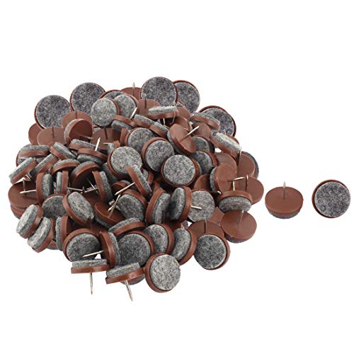 Ruilogod Plastic Base Canteen Furniture Table Dresser Skid Protector Nail 24mm Dia 150pcs (id: ff7 5b2 c1f ef7 cb2