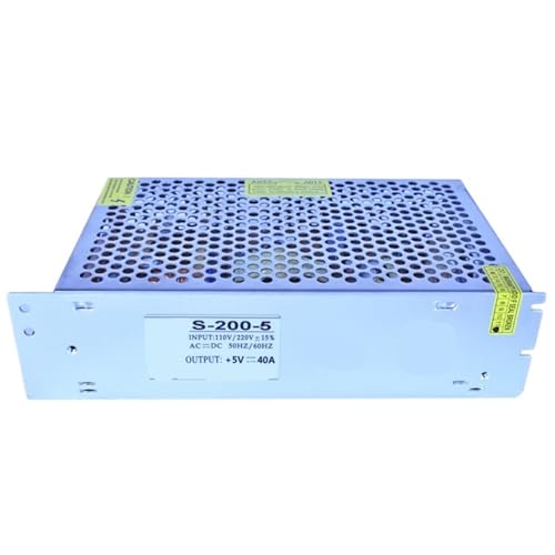 Alimentation 5V 40A transformateur 200W affichage pour alimentation LED