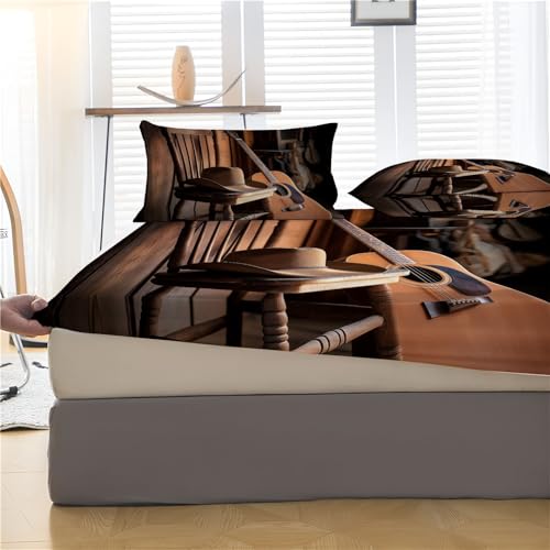 Drap housse en microfibre country pour une chambre style cowboy rétro - 4