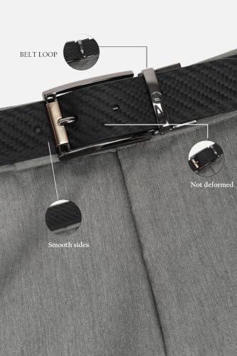 Image of Louis Philippe Men's 100% Italian Leather Dual Tone Zinc Alloy Buckle Formal Reversible Belt