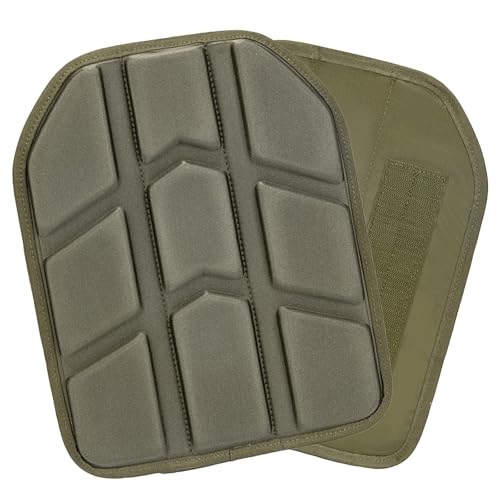 BShasrlim 2PCS EVA Airsoft Plates Breathable Foam Plate Carrier Pads,Vest Inner Plate Liner Foam for Airsoft Tactical Gear Vest Inner Liner (Green)