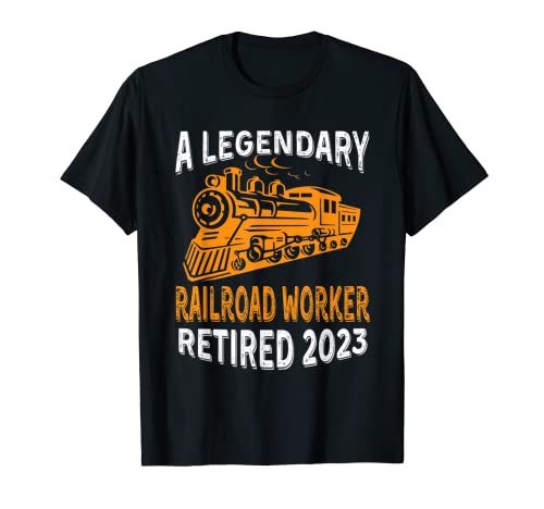 Legendaria fiesta de jubilación del trabajador ferroviario jubilado 2023 Camiseta