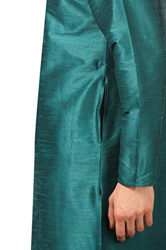 Image of Royal Kurta Men's Cotton Silk Dhoti Kurta (White)