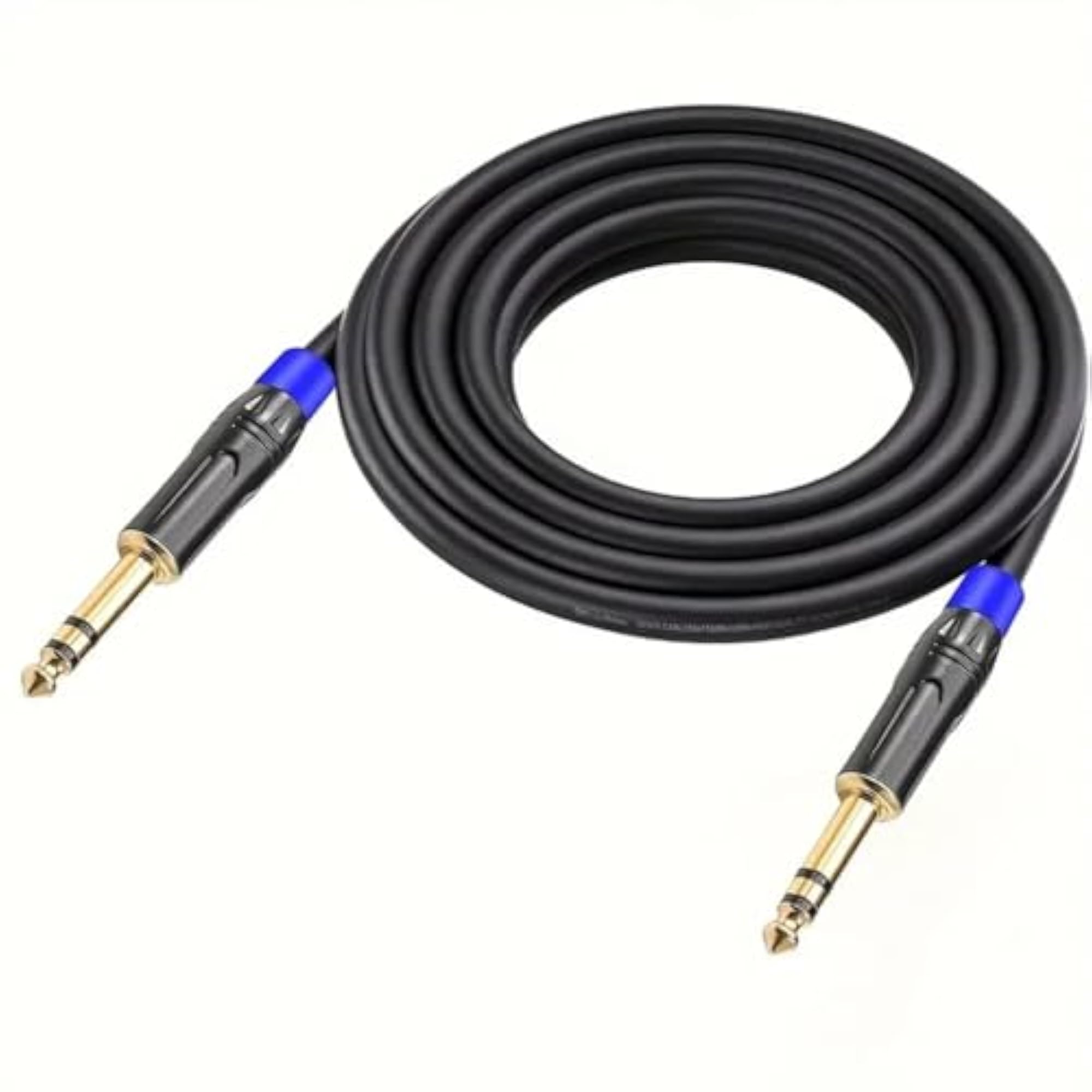 1/4 inch TRS Audio Cable 10 FT for Instruments
