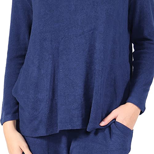Image of LA CERA Women's Pullover Top, Comfortable Long Sleeve Sweatshirt