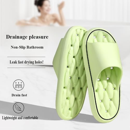 Shower Cloud Slippers for Women Men, Non-Slip Quick-Drying Comfort Thick Sole House Slides4
