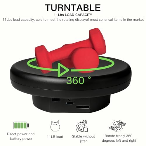 Présentoir rotatif motorisé avec charge de 16 cm et 4,1 kg JAYEGT - 6