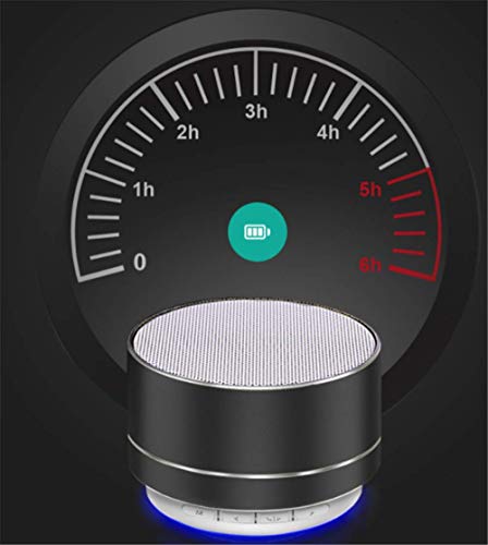 Haut-parleur Bluetooth mini enceinte alu lumières LED et basses