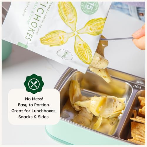 image for POSHI Artichoke Hearts with Basil and Thyme – Ready-to-Eat Snack Pac