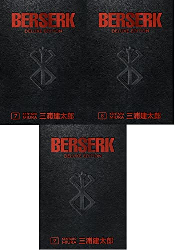 Berserk Deluxe Edition Series 3 Books Collection (vol 7-9, Berserk Deluxe Volume 7, Berserk Deluxe Volume 8, Berserk Deluxe Volume 9) by Kentaro Miura