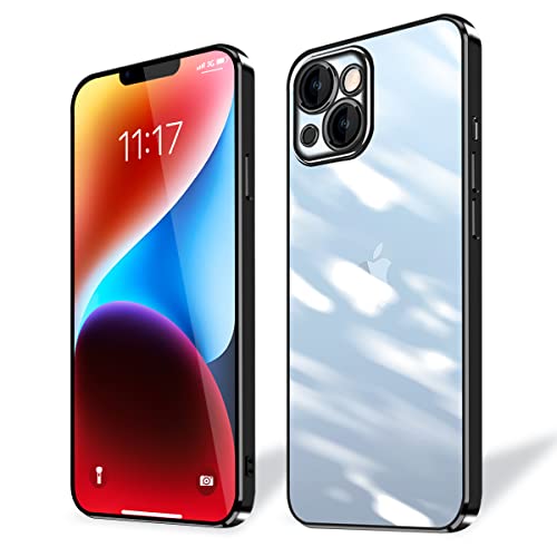 Majiyana ɓK iPhone 14 P[X ϏՌ y p ACtH14 X}zP[X wʃNA 胁bLH TPU ČRKi یJo[ h~ Xgbvz[t CX[d ho ̌^ iubNj