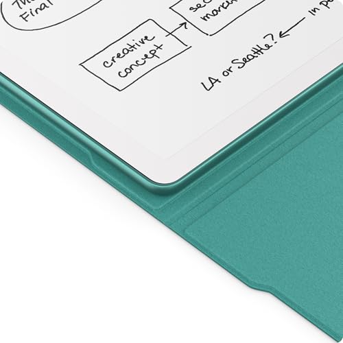 Amazon Kindle Scribe Leather Folio Cover with Magnetic Attach, Sleek Protective Case - image 3