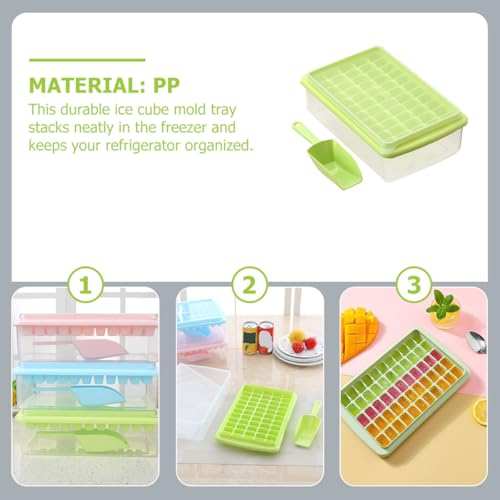 Cubetera de plástico con tapa y pala PRETYZOOM miniatura 7