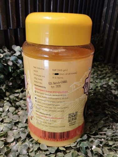 Image of Chiranjeevi Pure Cow Ghee 500 ml |rich aroma, authentic taste, smooth texture, and natural nutrition. Ideal for cooking, frying, sweets, roasting, and enhancing daily meals with purity | Yellow Pack of 4