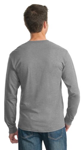 JERZEES Heavyweight Blend Long Sleeve Tee - Black L3