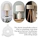 MY MIRONEY 10PCS E27 to E10 Lamp Shade Adapter Ring White Plastic Lampshade Reducing Rings Adapter Converters Lamp Accessories