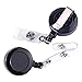 Kuuqa Retractable Badge Reel Badge Holder Reel Clip for ID Badge Holder (Set of 10)