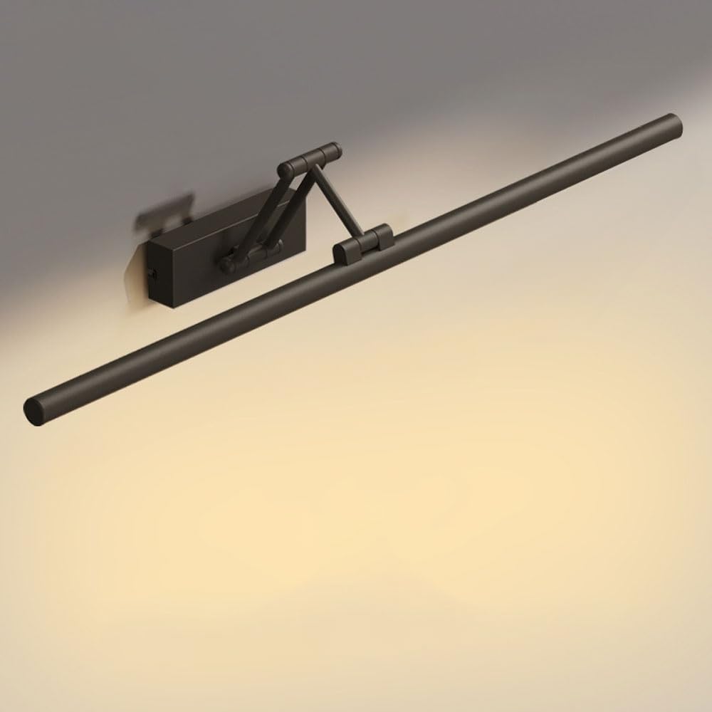 NHPJFDC Adjustable LED Linear Vanity Light - Swing Arm Bathroom Mirror Cabinet Lamp, Picture Lights for Washroom, Wall Sconce for Over Mirror Lighting Fixtures
