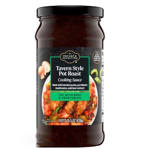 Tavern Style Pot Roast Cooking Sauce, Savory Beef & Herb, 15.5 Ounces, Pack of 1, Pourable Sauce